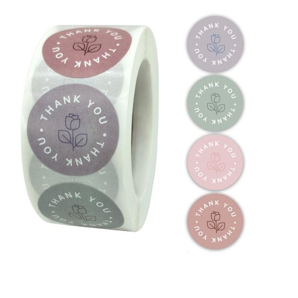 gift wrap 500pcs/roll thank you stickers 1inch boxs business packaging sealing sticker decoration label paper stationery
gift wrap 500pcs/roll thank you stickers 1inch boxs business packaging sealing sticker decoration label paper stationery