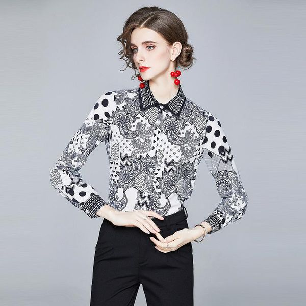 floral print blouse women elegant casual blusas mujer de moda turn down collar tunique femme gray clothes shirts women's blouses &, White
floral print blouse women elegant casual blusas mujer de moda turn down collar tunique femme gray clothes shirts women's blouses &, White
