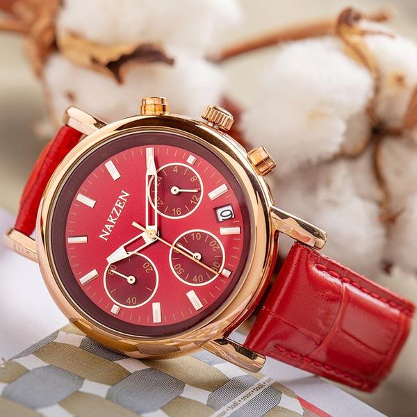 wristwatches nakzen women watches fashion casual leather quartz watch ladies chronograph clock gift relogio feminino, Slivery;brown
wristwatches nakzen women watches fashion casual leather quartz watch ladies chronograph clock gift relogio feminino, Slivery;brown