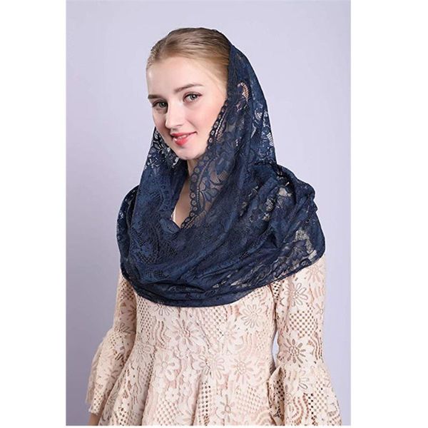 bridal veils navy blue lace women catholic veil mantilla for church head covering latin mass de novia negra chapel infinity, Black
bridal veils navy blue lace women catholic veil mantilla for church head covering latin mass de novia negra chapel infinity, Black