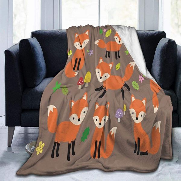 cute fox with leaves and flower super soft throw blanket 40"x50" lightweight fluffy flannel fleece blanket for couch bed sofa
cute fox with leaves and flower super soft throw blanket 40"x50" lightweight fluffy flannel fleece blanket for couch bed sofa