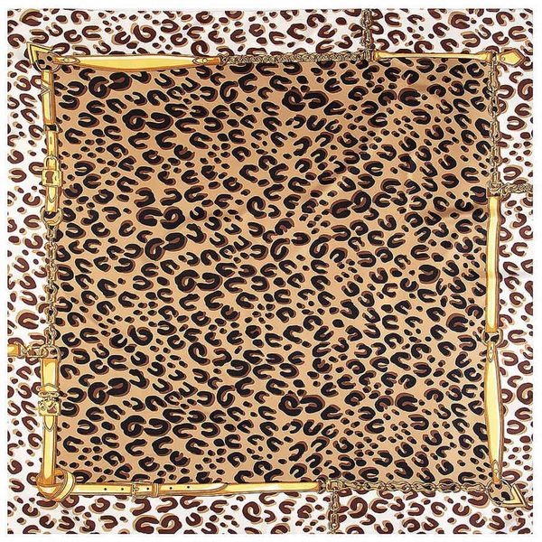 130cm classic leopard print luxury brand 2021 square twill silk scarf women kerchief shawl scarves for ladies, Blue;gray
130cm classic leopard print luxury brand 2021 square twill silk scarf women kerchief shawl scarves for ladies, Blue;gray