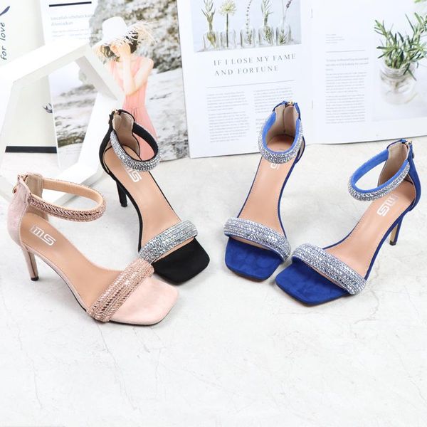 sandals stiletto high heel women with rhinestones 2021 foreign trade nightclub back zipper heels, Black
sandals stiletto high heel women with rhinestones 2021 foreign trade nightclub back zipper heels, Black