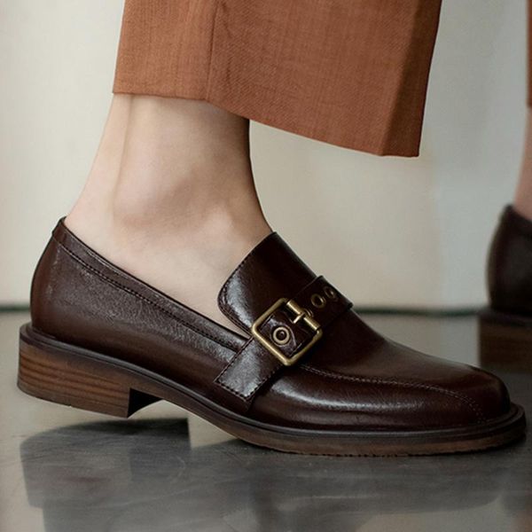 dress shoes women's 22-25cm length natural leather pumps square toe buckle women heels 2 colors black for
dress shoes women's 22-25cm length natural leather pumps square toe buckle women heels 2 colors black for