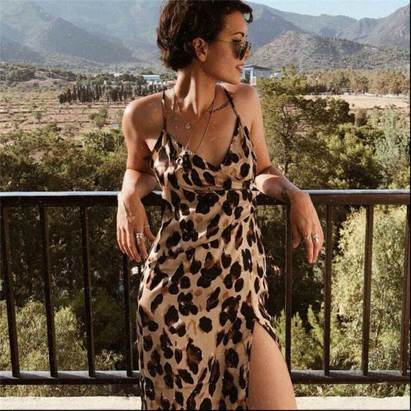 leopard summer deep womens dresses v neck split high cut maxi fashion ladies party sundress vestidos femme, Black;gray
leopard summer deep womens dresses v neck split high cut maxi fashion ladies party sundress vestidos femme, Black;gray