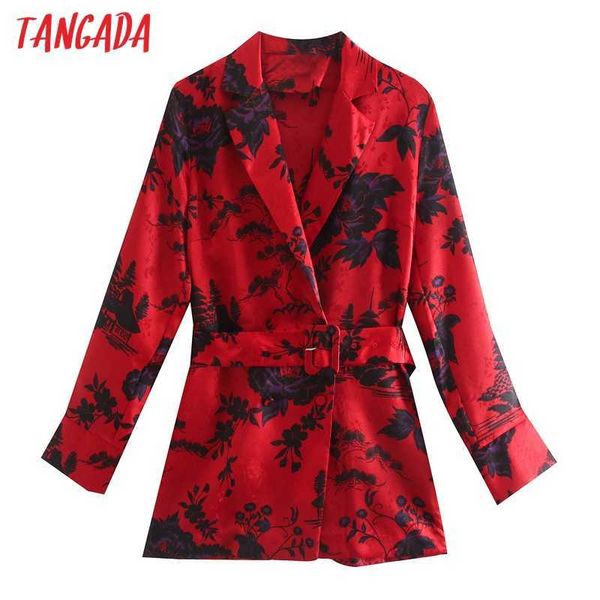 tangada women retro print red blouse with slash long sleeve chic female casual shirt blusas femininas 5z242 210609, White 
tangada women retro print red blouse with slash long sleeve chic female casual shirt blusas femininas 5z242 210609, White