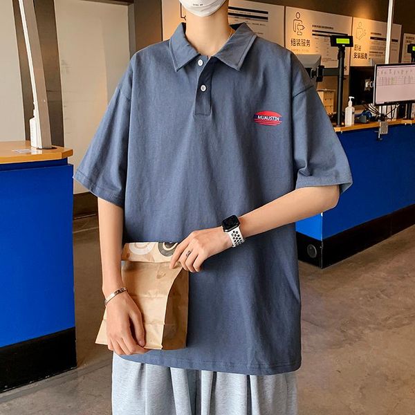men's polos 2021 ins port fashion brand short-sleeved t-shirt student couple men and women trend shirt cotton five-point slee, White;black
men's polos 2021 ins port fashion brand short-sleeved t-shirt student couple men and women trend shirt cotton five-point slee, White;black