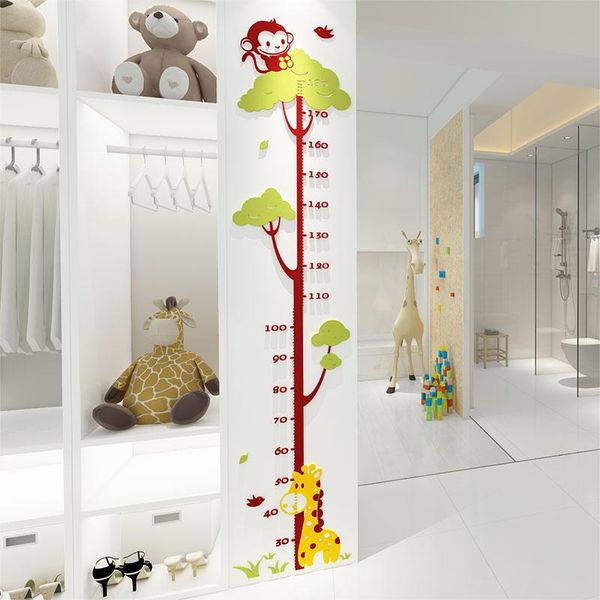 wall stickers 3d acrylic cartoon monkey giraffe height measure sticker for kids room nursery wallpaper home decoration
wall stickers 3d acrylic cartoon monkey giraffe height measure sticker for kids room nursery wallpaper home decoration