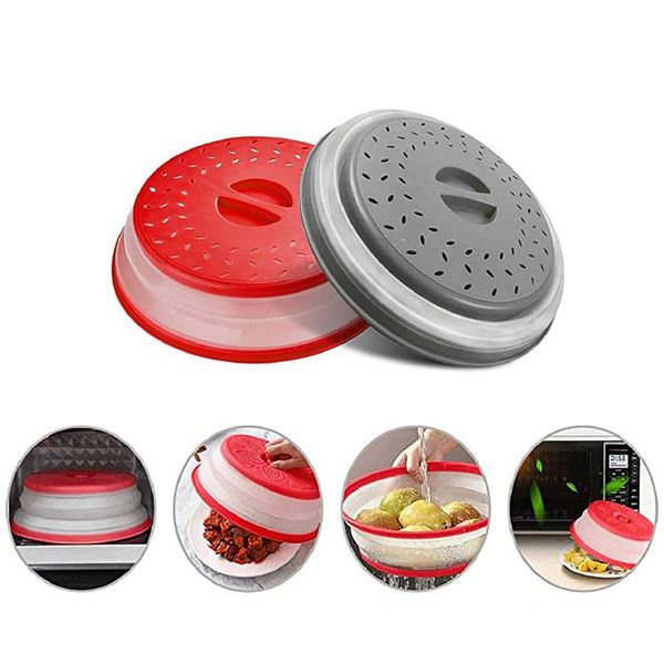 tools & accessories 25# collapsible microwave cover lid folding silicone plate colander strainer for fruit vegetable kitchen tool
tools & accessories 25# collapsible microwave cover lid folding silicone plate colander strainer for fruit vegetable kitchen tool