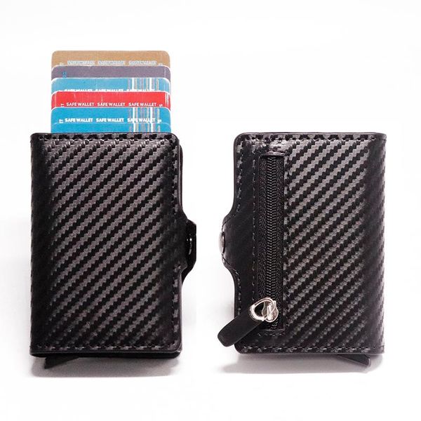 card holders casekey 2021 men and women rfid protection id holder carbon-fiber leather atm bus bag wallet, Brown;gray
card holders casekey 2021 men and women rfid protection id holder carbon-fiber leather atm bus bag wallet, Brown;gray