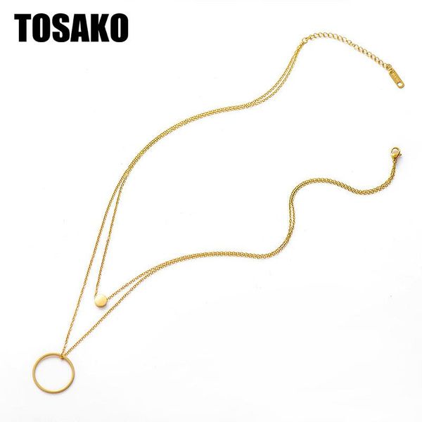 necklace stainless steel gold plated pendants sweater chain minimalism round pendant necklaces, Silver
necklace stainless steel gold plated pendants sweater chain minimalism round pendant necklaces, Silver