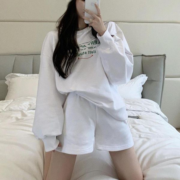 women's tracksuits zhisilao oversize women casual letter print suit outfits hoodies sets pullover sweatshirt female mini shorts, Gray
women's tracksuits zhisilao oversize women casual letter print suit outfits hoodies sets pullover sweatshirt female mini shorts, Gray