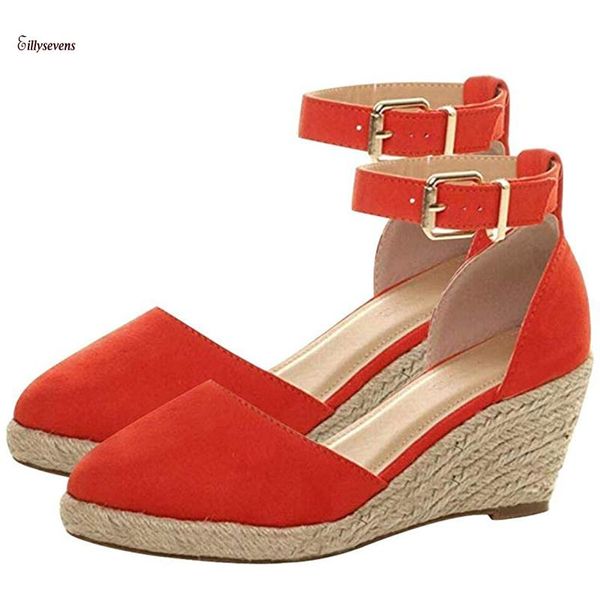 retro buckle ankle strap women sandals wedges summer weaving breathable shoes chaussure femme, Black
retro buckle ankle strap women sandals wedges summer weaving breathable shoes chaussure femme, Black