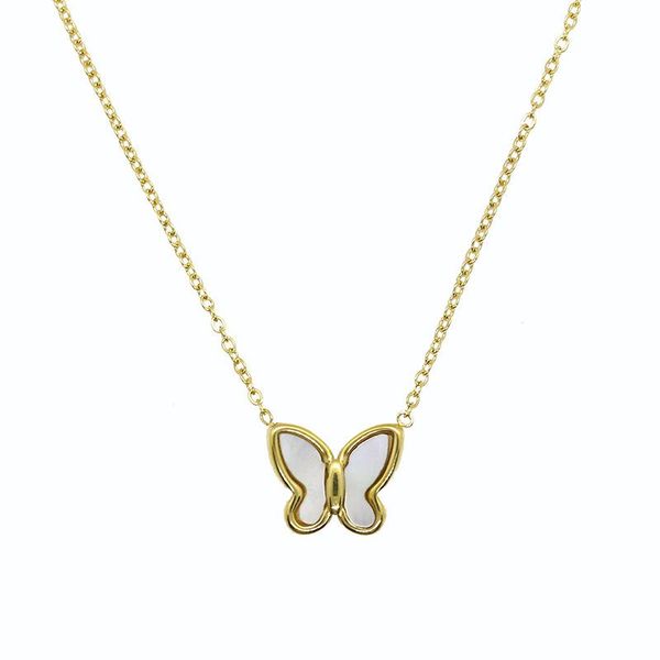 pendant necklaces vintage butterfly necklace for women titanium steel charm jewelry gold color insect woman gift, Silver
pendant necklaces vintage butterfly necklace for women titanium steel charm jewelry gold color insect woman gift, Silver