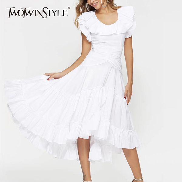 twotwinstyle casual patchwork ruffles women dress o neck butterfly short sleeve high waist ruched dresses female clothes fashion, Black;gray
twotwinstyle casual patchwork ruffles women dress o neck butterfly short sleeve high waist ruched dresses female clothes fashion, Black;gray