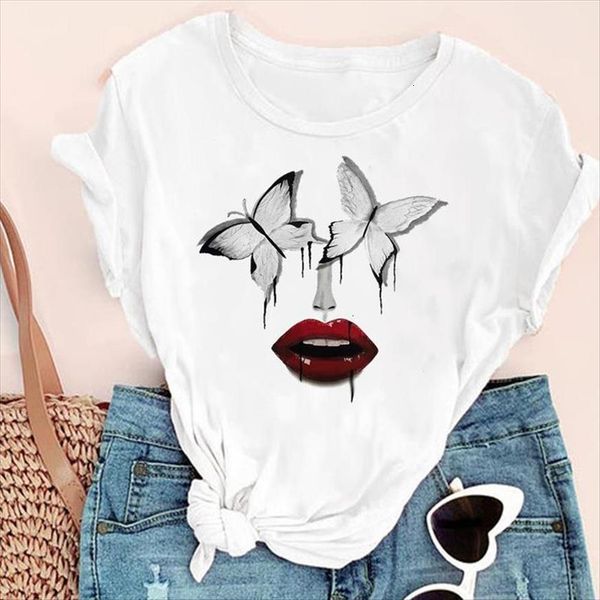 cartoon butterfly cute womens 90s fashion print graphic summer short sleeve female clothes tees t shirt, White
cartoon butterfly cute womens 90s fashion print graphic summer short sleeve female clothes tees t shirt, White