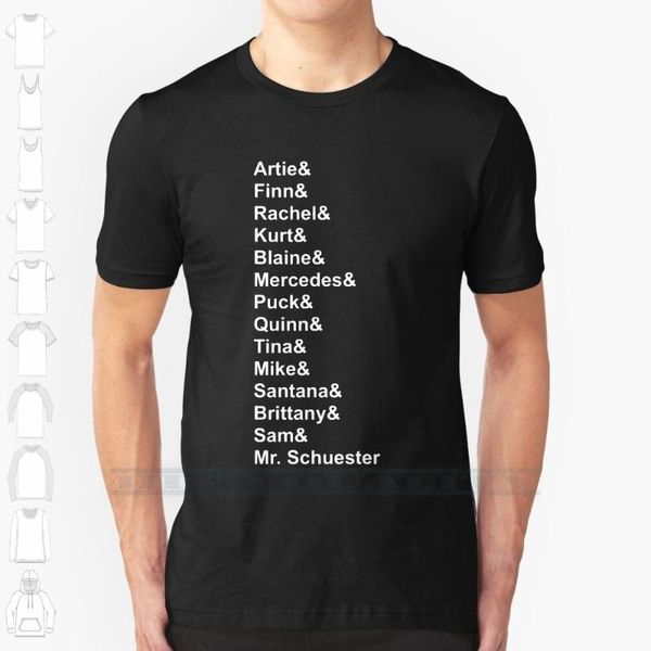 men's t-shirts glee custom design print for men women cotton cool tee t shirt big size 6xl, White;black
men's t-shirts glee custom design print for men women cotton cool tee t shirt big size 6xl, White;black