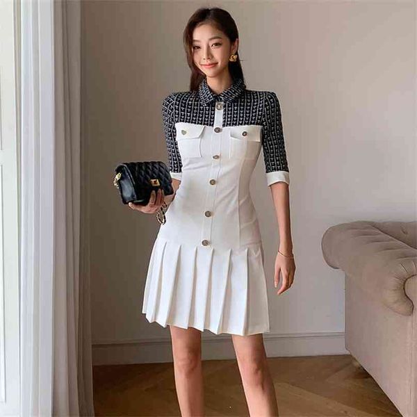 autumn shirt dresses korea ladies half sleeve pleate mini party dress for women clothing 210602, Black;gray
autumn shirt dresses korea ladies half sleeve pleate mini party dress for women clothing 210602, Black;gray
