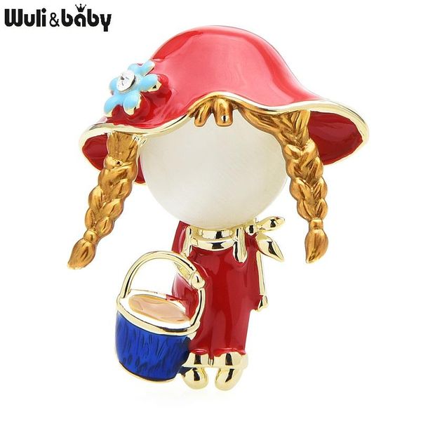 pins, brooches wuli&baby enamel opal girl women 3-color lovely carrying bucket figure office party brooch pins gifts, Gray
pins, brooches wuli&baby enamel opal girl women 3-color lovely carrying bucket figure office party brooch pins gifts, Gray