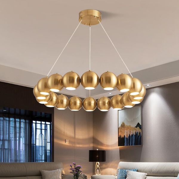 chandeliers modern led ball chandelier for living room bedroom gold/silver round lamp luxury indoor lighting home decor lustre fixture metal
chandeliers modern led ball chandelier for living room bedroom gold/silver round lamp luxury indoor lighting home decor lustre fixture metal