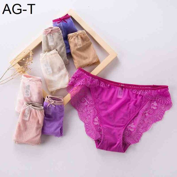 new underwear translucent soft lace low waist briefs women's bag buttocks no trace breathable, Black;pink
new underwear translucent soft lace low waist briefs women's bag buttocks no trace breathable, Black;pink