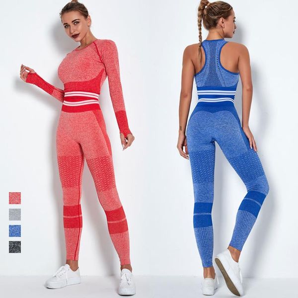 yoga outfit 2/3 piece set knitted seamless fitness suit female jogging woman clothing women two sportswear gym
yoga outfit 2/3 piece set knitted seamless fitness suit female jogging woman clothing women two sportswear gym