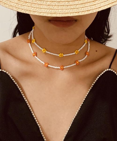 chokers daisy necklaces beads necklace for women choker bohemian jewelry bijoux femme chains matching accessories wholesale, Golden;silver
chokers daisy necklaces beads necklace for women choker bohemian jewelry bijoux femme chains matching accessories wholesale, Golden;silver