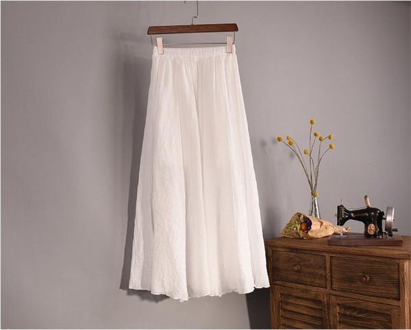 korean version of pure color womens skirt cotton and linen half length autumn high waist summer a line thin pleated, Black
korean version of pure color womens skirt cotton and linen half length autumn high waist summer a line thin pleated, Black