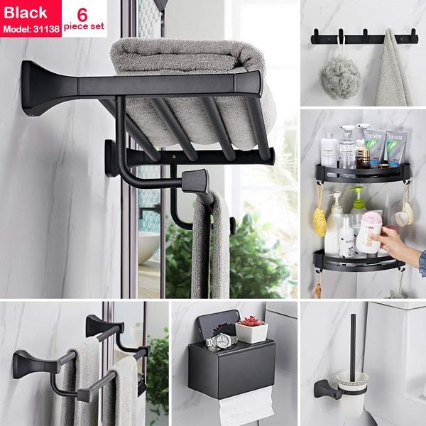 bath accessory set ae02yjm-0009 bathroom space aluminum black towel rack shelf perforated toilet accessories
bath accessory set ae02yjm-0009 bathroom space aluminum black towel rack shelf perforated toilet accessories