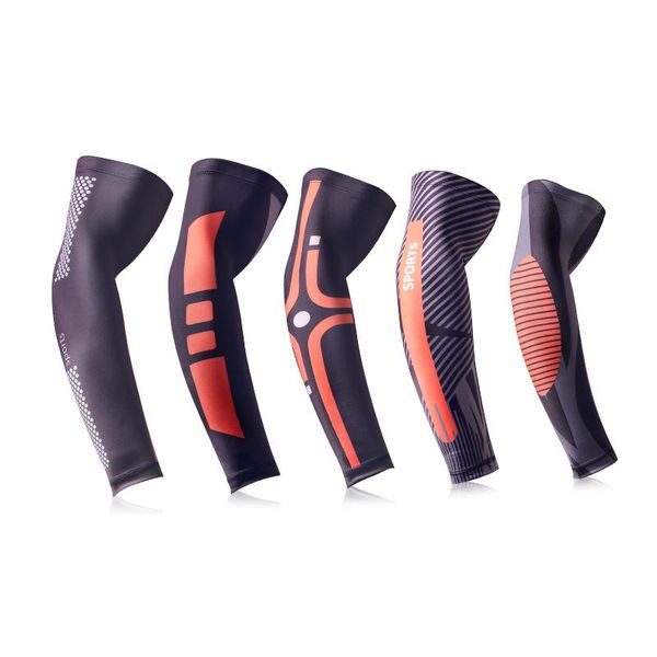 elbow & knee pads pair cycling sports arm warmers support men breathable uv protection silicone non-slip long sleeves brace armband, Black;gray
elbow & knee pads pair cycling sports arm warmers support men breathable uv protection silicone non-slip long sleeves brace armband, Black;gray