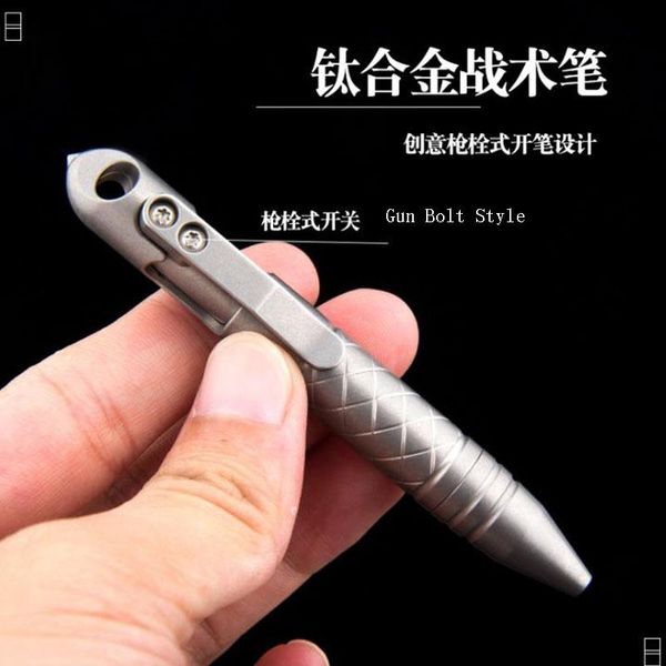 gel pens mini titanium alloy solid portable signature pen bolt tactical pentungsten steel attack head self defense writing tool outdoor
gel pens mini titanium alloy solid portable signature pen bolt tactical pentungsten steel attack head self defense writing tool outdoor