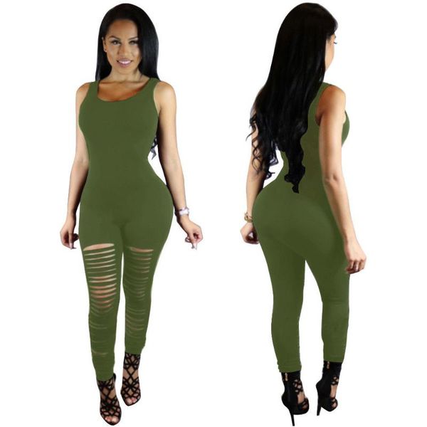women's jumpsuits & rompers women ladies club wear v-neck party broken hole tanks solid extension jumpsuit&romper trousers, Black;white
women's jumpsuits & rompers women ladies club wear v-neck party broken hole tanks solid extension jumpsuit&romper trousers, Black;white