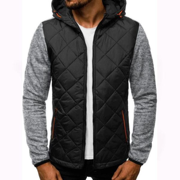 men's hoodies & sweatshirts 2021 autumn winter solid color fashion trend hoodie stitching plaid cardigan jacket slim cold sports, Black
men's hoodies & sweatshirts 2021 autumn winter solid color fashion trend hoodie stitching plaid cardigan jacket slim cold sports, Black