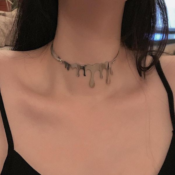 chokers 2021 luxury punk cool irregular clavicle metal snake chain necklace for women girl geometric choker gothic party jewelry, Golden;silver
chokers 2021 luxury punk cool irregular clavicle metal snake chain necklace for women girl geometric choker gothic party jewelry, Golden;silver