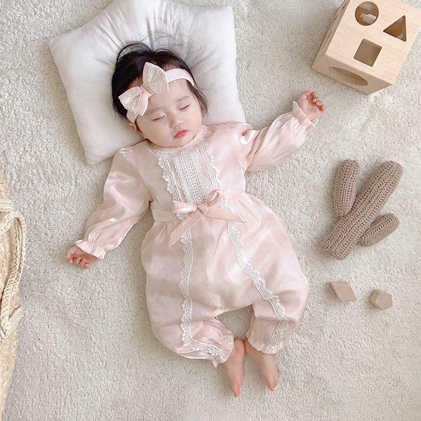 2pcs baby bodysuit toddler girls 1st birthday party romper infant jumpsuit born bow lace rompers + hairband long sleeve 210615, Blue
2pcs baby bodysuit toddler girls 1st birthday party romper infant jumpsuit born bow lace rompers + hairband long sleeve 210615, Blue