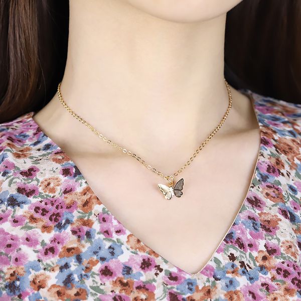 fashion simple chain tiny golden butterfly long pendant necklace choker women metal punk jewelry christmas gift, Silver
fashion simple chain tiny golden butterfly long pendant necklace choker women metal punk jewelry christmas gift, Silver