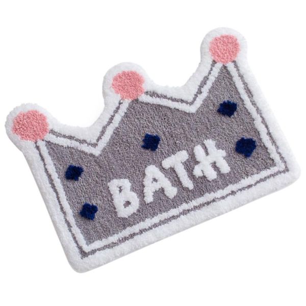 carpets cartoon flocking crown bath rug children's room door mats absorbent toilet carpet bathroom anti-slip mat
carpets cartoon flocking crown bath rug children's room door mats absorbent toilet carpet bathroom anti-slip mat