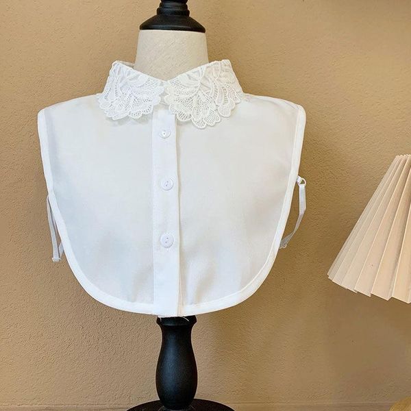 bow ties sitonjwly 2021 white shirt detachable collar for women's blouse fake collars female necklace clothes decor false, Black;gray
bow ties sitonjwly 2021 white shirt detachable collar for women's blouse fake collars female necklace clothes decor false, Black;gray