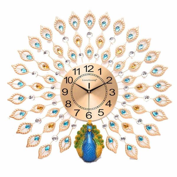 wall clocks 3d peacock pattern clock home decoration living room office bracket mounted mute hanging watch crafts
wall clocks 3d peacock pattern clock home decoration living room office bracket mounted mute hanging watch crafts