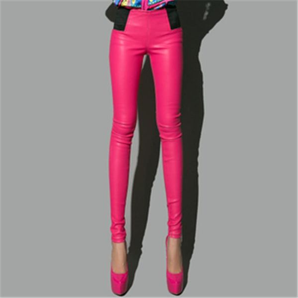 women's pants & capris classic retro autumn and winter fashion elastic thin hips tight feet pu leather women streetwear harajuku, Black;white
women's pants & capris classic retro autumn and winter fashion elastic thin hips tight feet pu leather women streetwear harajuku, Black;white