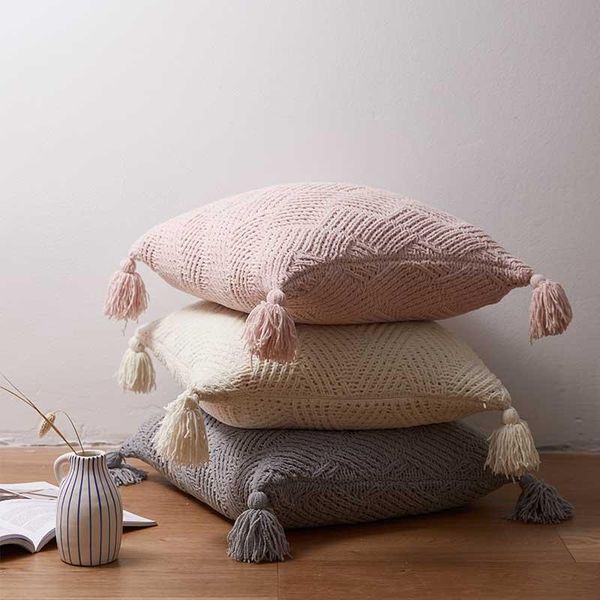 cushion/decorative pillow pillowcase 45x45 cm ivory powder gray tassel chenille knitted home decor square sofa bed
cushion/decorative pillow pillowcase 45x45 cm ivory powder gray tassel chenille knitted home decor square sofa bed