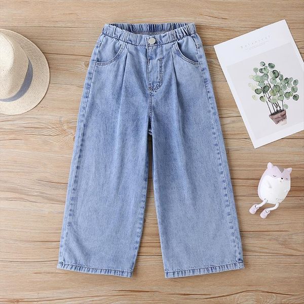 wholesale retail spring girls wide leg pants kids childrens jeans korean style trendy factory baby trousers, Blue
wholesale retail spring girls wide leg pants kids childrens jeans korean style trendy factory baby trousers, Blue