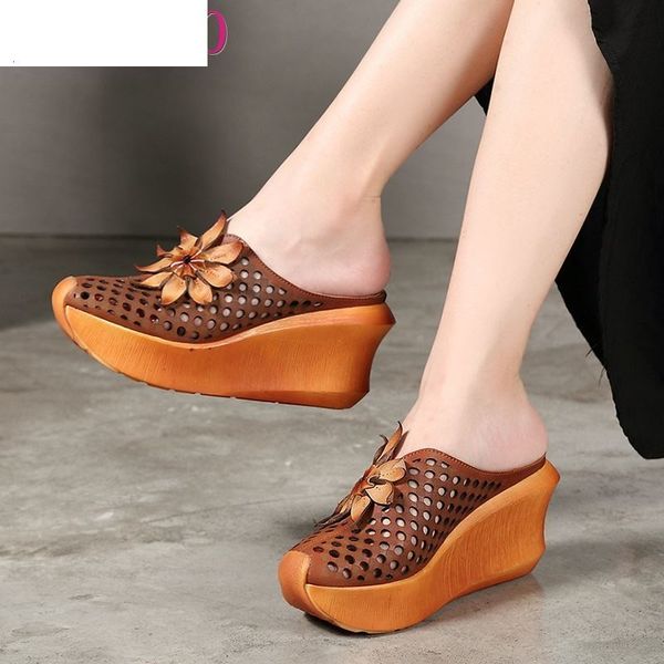 sandals genuine leather floral high heels summer outside platform slippers wedges national style slides women shoes nzzz, Black
sandals genuine leather floral high heels summer outside platform slippers wedges national style slides women shoes nzzz, Black