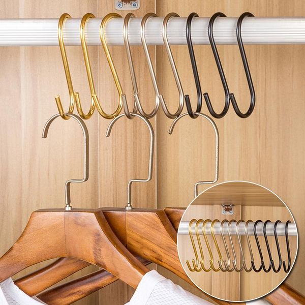 1pc multi size metal s-shape hook kitchen bedroom multi-function railing s hanger clasp holder hooks hanging storage tools & rails
1pc multi size metal s-shape hook kitchen bedroom multi-function railing s hanger clasp holder hooks hanging storage tools & rails