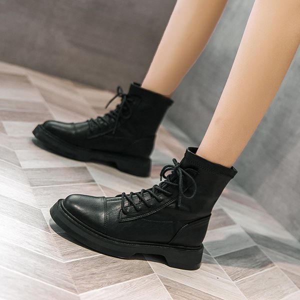 new autumn solid black leather ankle boots for women shoes woman boots female winter lace up platform motorcycle boots plus size
new autumn solid black leather ankle boots for women shoes woman boots female winter lace up platform motorcycle boots plus size