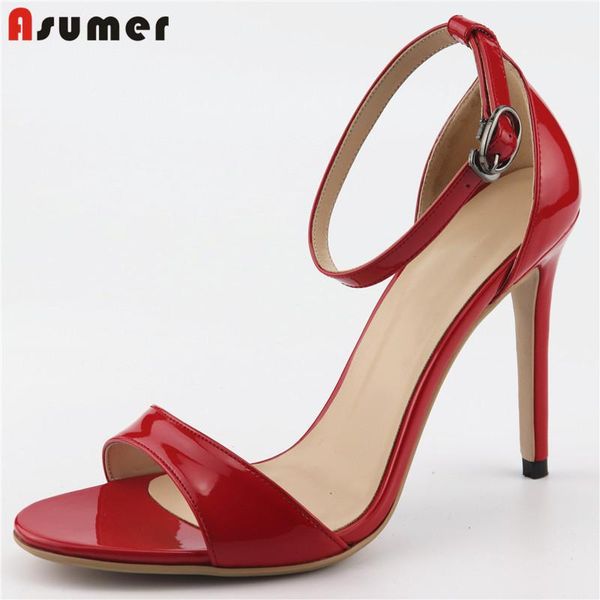 plus size 34-46 women sandals stilettos high heel solid color ladies summer wedding shoes red buckle female, Black
plus size 34-46 women sandals stilettos high heel solid color ladies summer wedding shoes red buckle female, Black