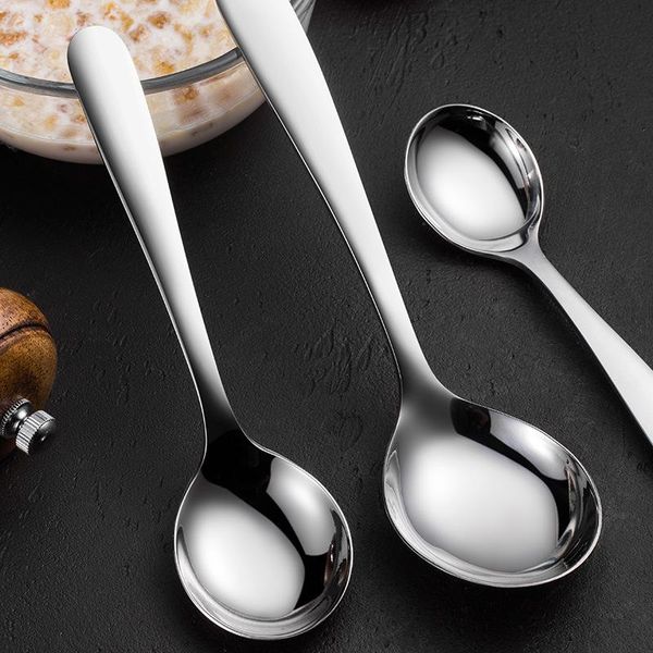 spoons 304 stainless steel round spoon household deepen soup with long handle 3 size
spoons 304 stainless steel round spoon household deepen soup with long handle 3 size
