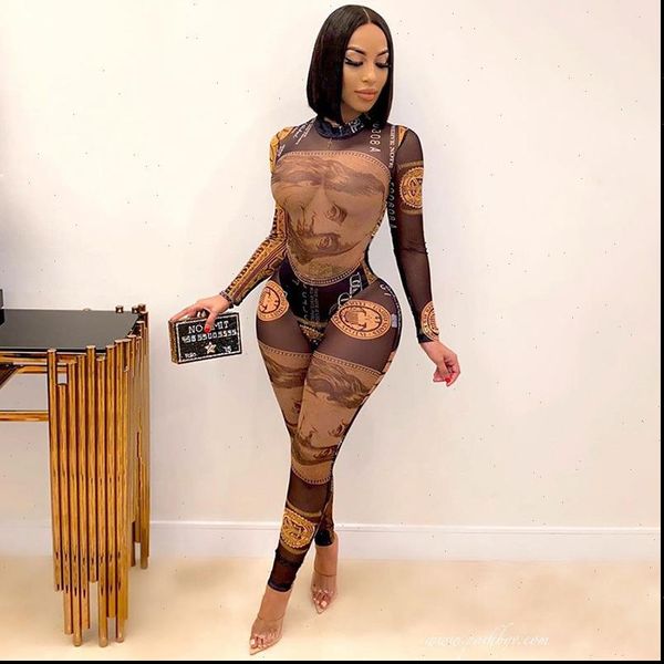 money printed sheer mesh womens romper long sleeve bodycon night out club outfits for woman winter, Black;white
money printed sheer mesh womens romper long sleeve bodycon night out club outfits for woman winter, Black;white
