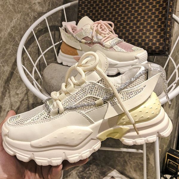 chunky sneakers woman vulcanized shoes 2021 fashion breathable thick bottom ladies trainers chaussure femme platform shoes women
chunky sneakers woman vulcanized shoes 2021 fashion breathable thick bottom ladies trainers chaussure femme platform shoes women