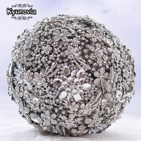 wedding flowers kyunovia size 20cm 8'' full silver crystal brooch bouquet bridal jewelry custom broach d58
wedding flowers kyunovia size 20cm 8'' full silver crystal brooch bouquet bridal jewelry custom broach d58